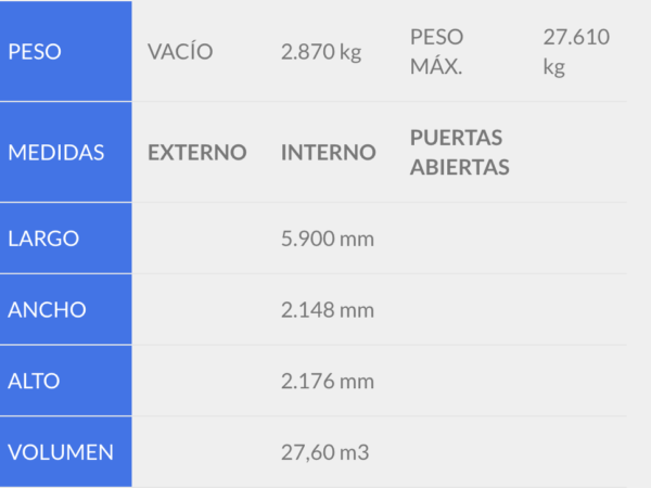 CONTENEDOR COLLAPSIBLE 40′ FLAT RACK